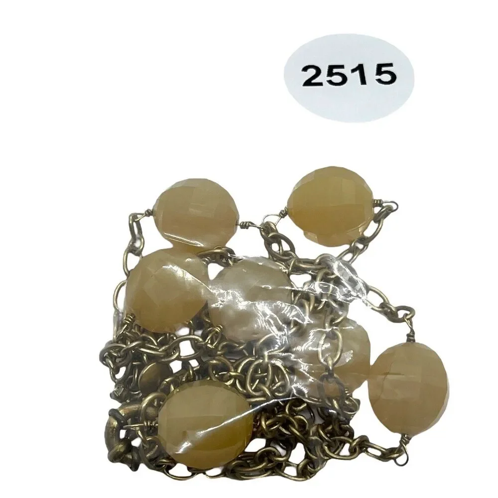 J Crew Necklace Station Yellow 